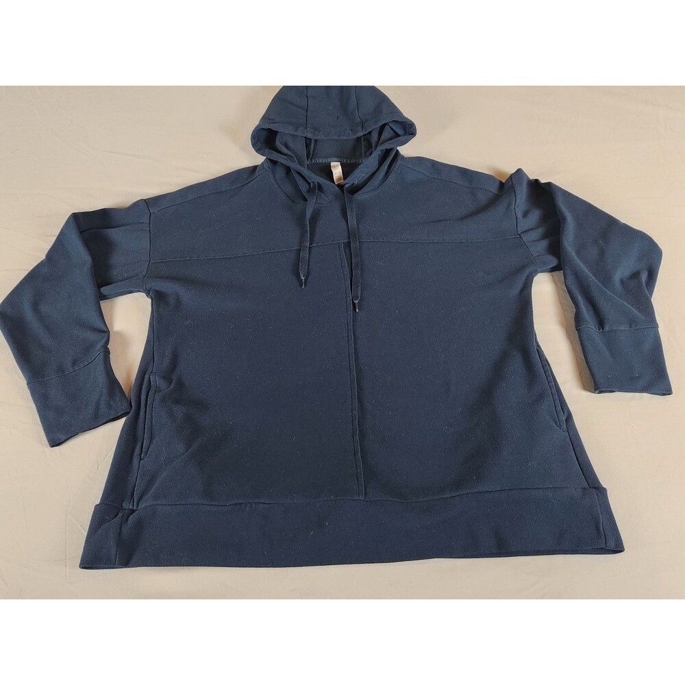 REI Co-op Hoodie Women’s Large Navy Blue Pullover Sweatshirt Outdoor Casual